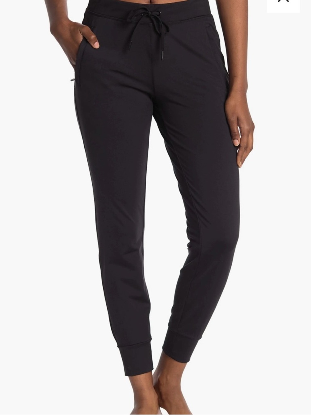 Yogalicious Polarlux Maya Illusion Black Jogger - Size Medium - NWOT!